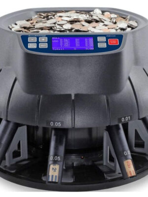 Coin Sorter/Coin Roller and Wrapper Machine