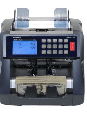 AccuBANKER 7100 -mixed bill value counter