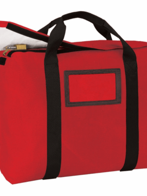 Red Fire-Resistant Locking Briefcase Bag