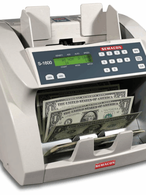 Semacon S-1600 – ultra high-speed, bank grade currency counter