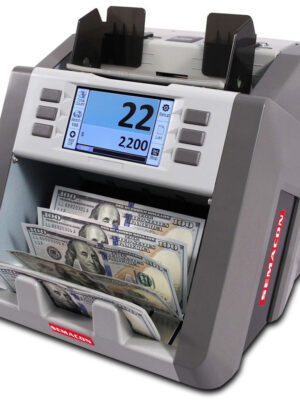 single-pocket currency discriminator with counterfeit detection