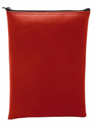 Red Vertical Zipper Bag