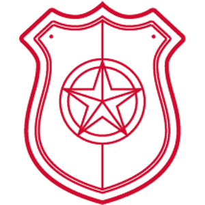An illustration of a red protective services badge