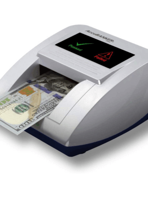 AccuBANKER D470 – four-way orientation counterfeit detector